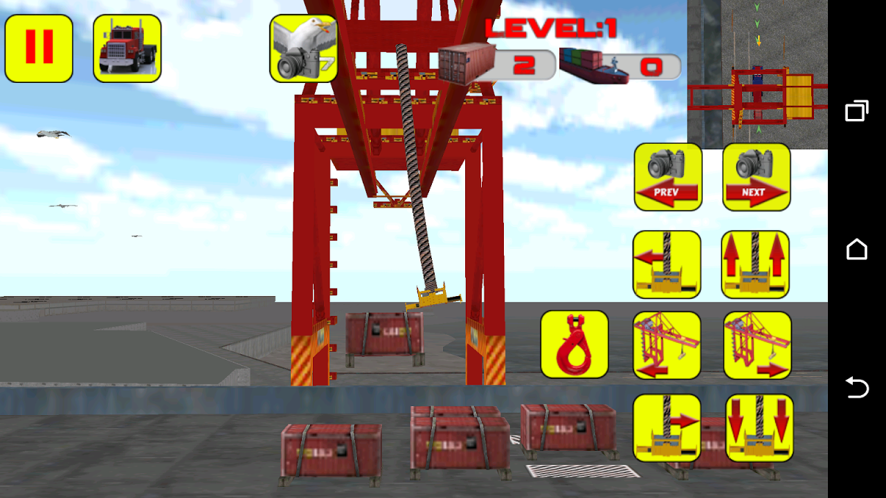 Container Terminal Simulation скачать бесплатно Симуляторы на Android из  каталога RuStore от Timur Eris