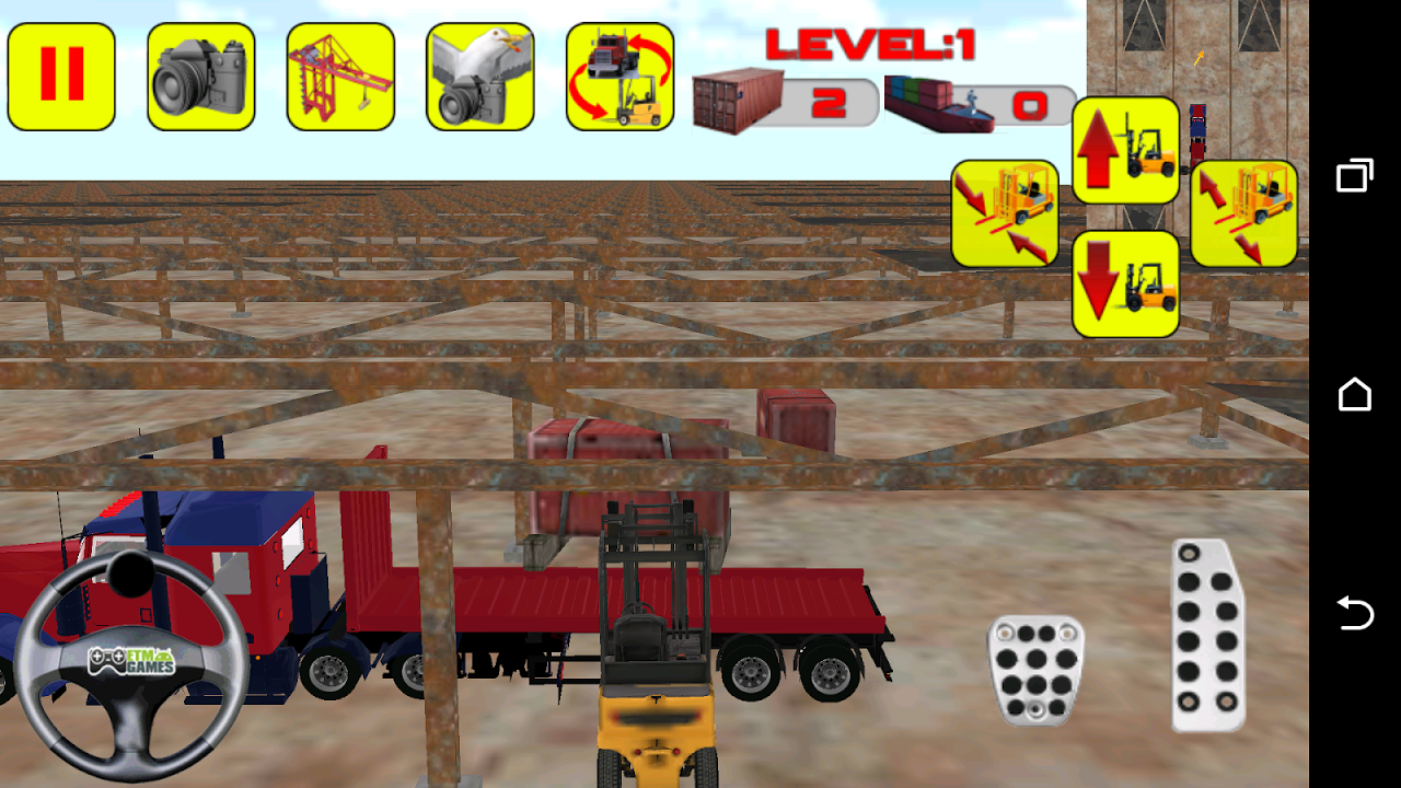 Container Terminal Simulation скачать бесплатно Симуляторы на Android из  каталога RuStore от Timur Eris