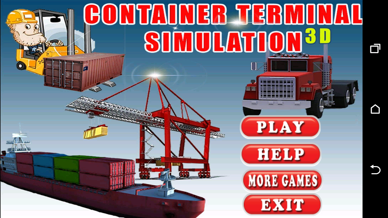 Container Terminal Simulation скачать бесплатно Симуляторы на Android из  каталога RuStore от Timur Eris