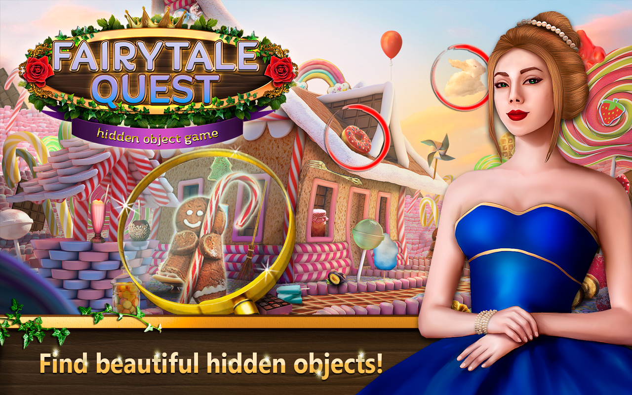 Hidden Objects Fairy Tale Quest скачать бесплатно Головоломки на Android из  каталога RuStore от Thorium Games