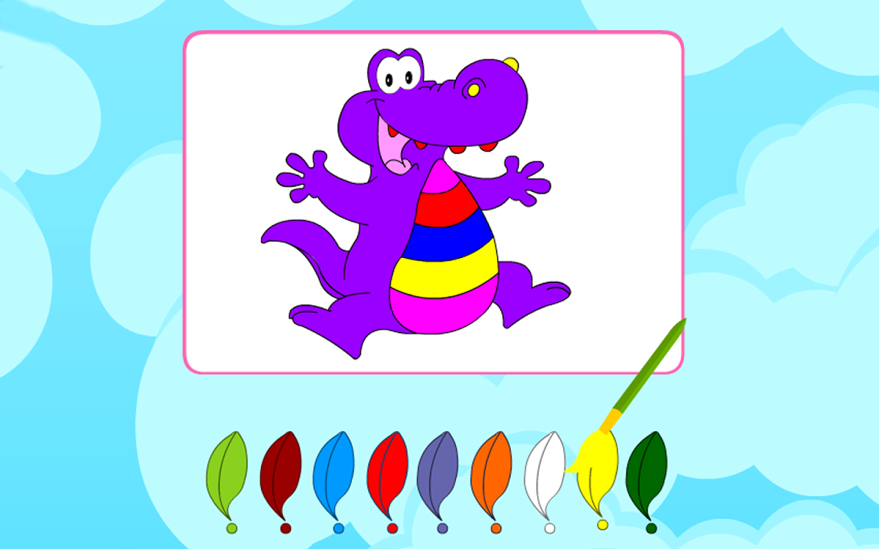 Coloring Game-Proud Alligator скачать бесплатно Детские на Android из  каталога RuStore от Quicksailor