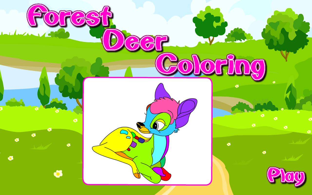 Coloring Game-Kids Deer скачать бесплатно Детские на Android из каталога  RuStore от Quicksailor