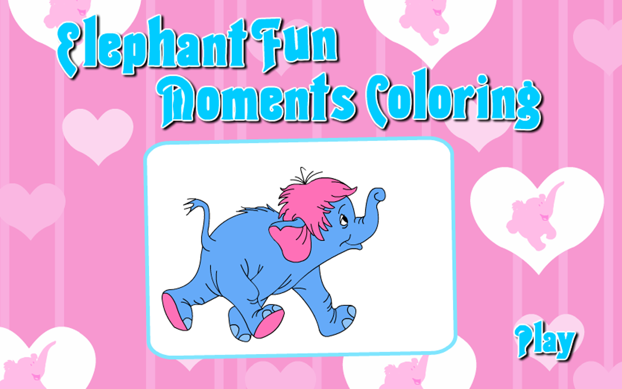 Coloring Game-Elephant Fun скачать бесплатно Детские на Android из каталога  RuStore от Quicksailor