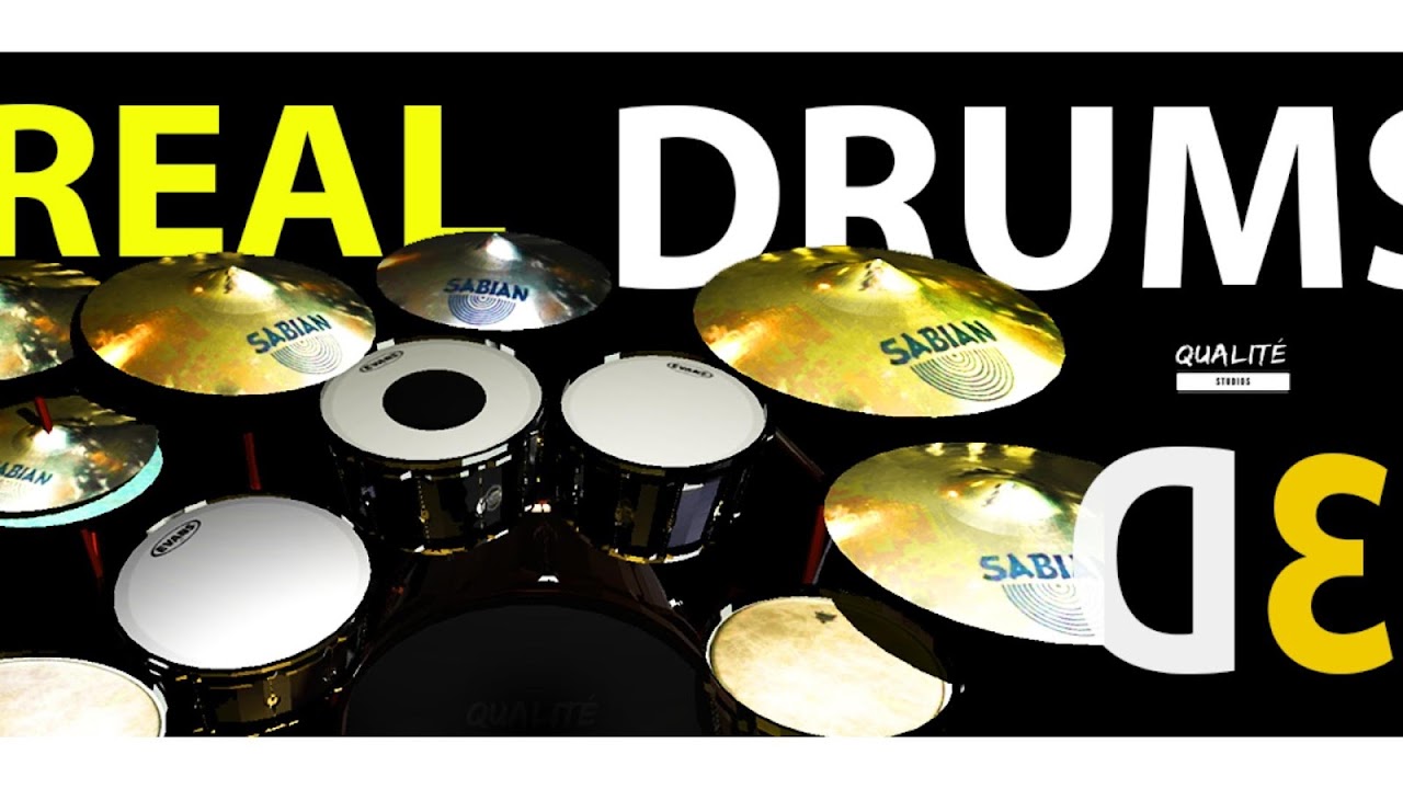 Real Drums QS 3D-Drum Simulator скачать бесплатно Музыкальные на Android из  каталога RuStore от Qualite Studios