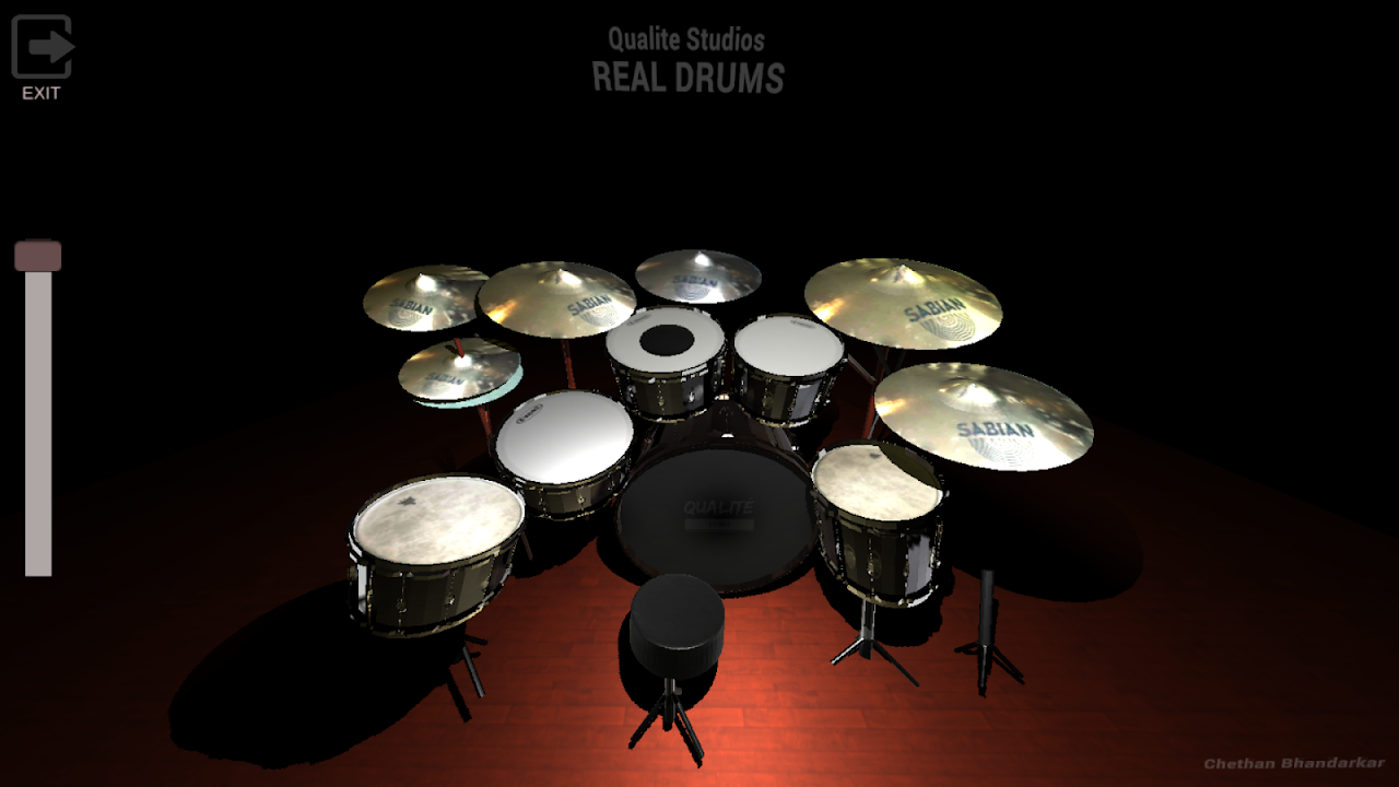 Real Drums QS 3D-Drum Simulator скачать бесплатно Музыкальные на Android из  каталога RuStore от Qualite Studios