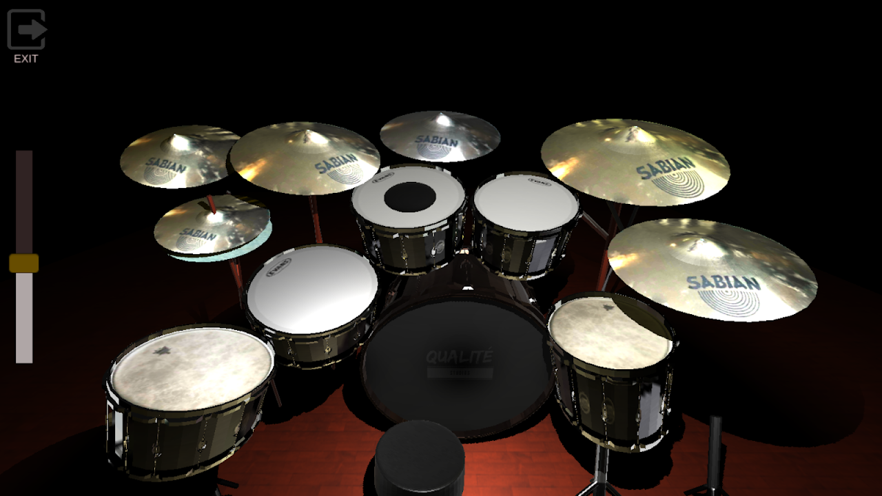 Real Drums QS 3D-Drum Simulator скачать бесплатно Музыкальные на Android из  каталога RuStore от Qualite Studios