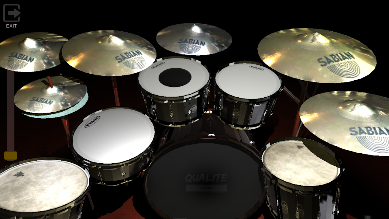 Real Drums QS 3D-Drum Simulator скачать бесплатно Музыкальные на Android из  каталога RuStore от Qualite Studios