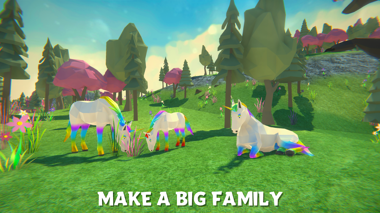 Unicorn Family Simulator скачать бесплатно Симуляторы на Android из  каталога RuStore от SimpleLogicCompany