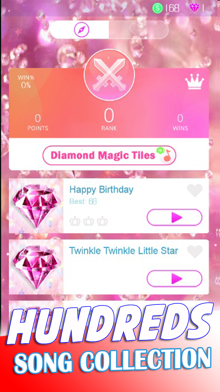 Pink Heart Diamond Magic Piano скачать бесплатно Музыкальные на Android из  каталога RuStore от Ama Zonz