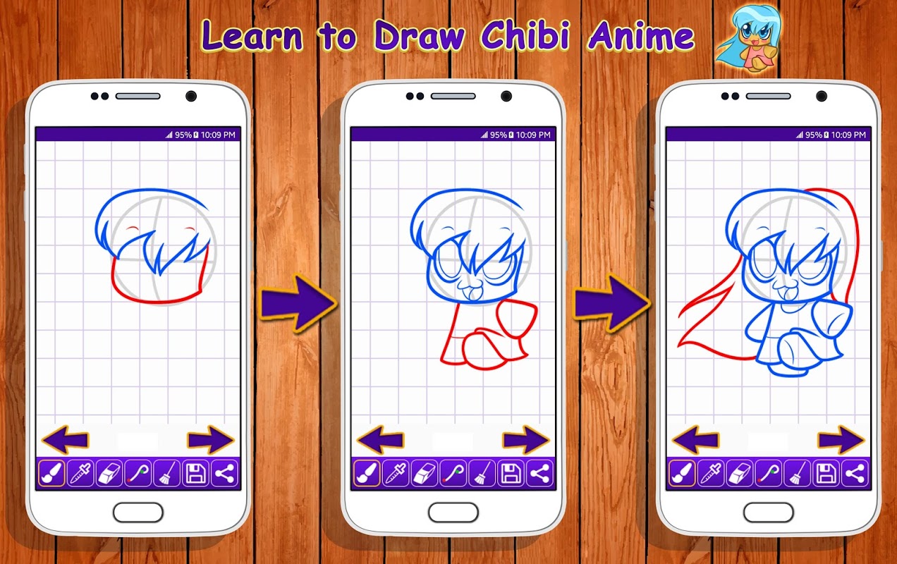 Learn to Draw Chibi Anime скачать бесплатно Образование на Android из  каталога RuStore от Buzz Apps Club