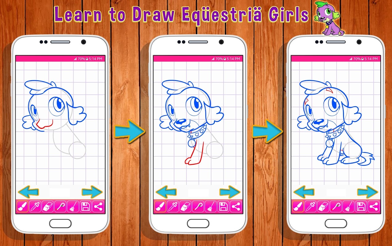 Learn to Draw Equestria Girls скачать бесплатно Детские на Android из  каталога RuStore от Buzz Apps Club