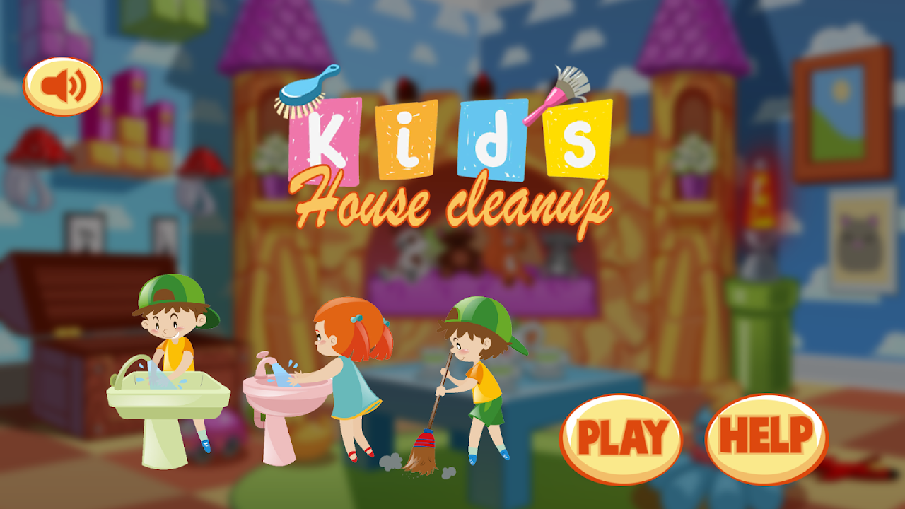 Kids House Cleanup - Keep Home Clean скачать бесплатно Детские на Android  из каталога RuStore от JumpAlpha