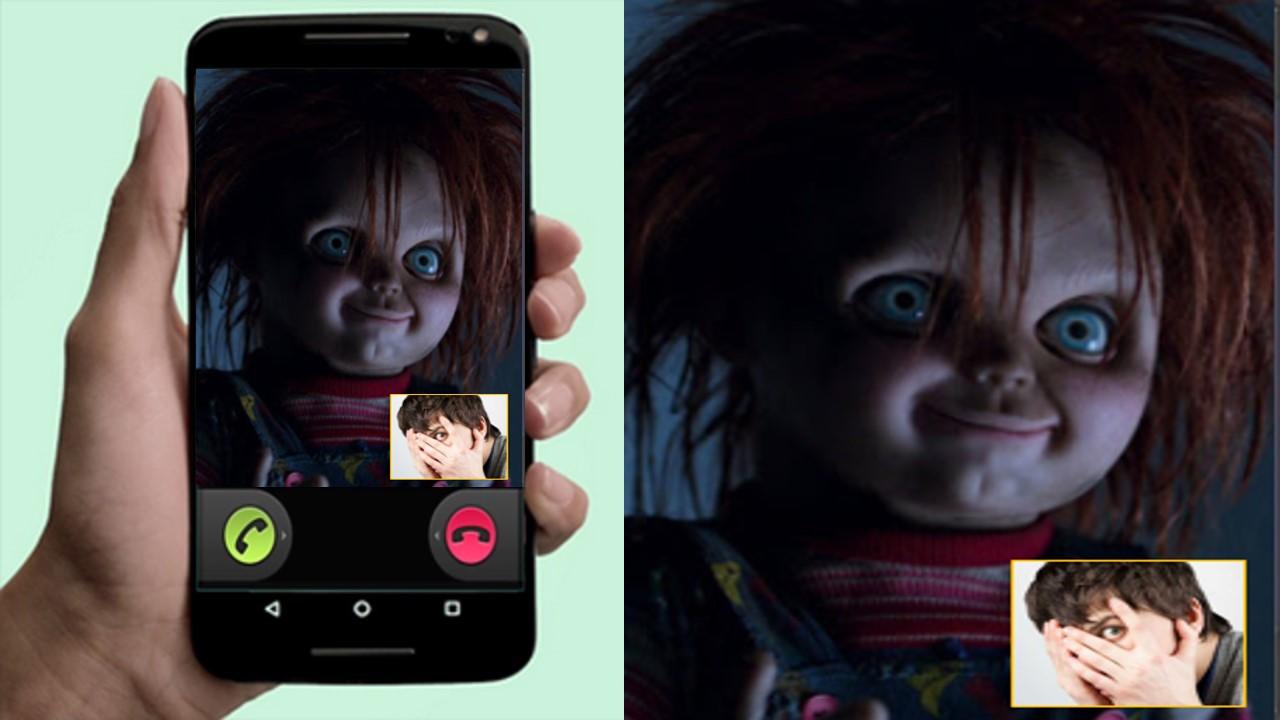 Chucky Hunnter Calling me Fake Call simulator скачать бесплатно Развлечения  на Android из каталога RuStore от Video prank developer