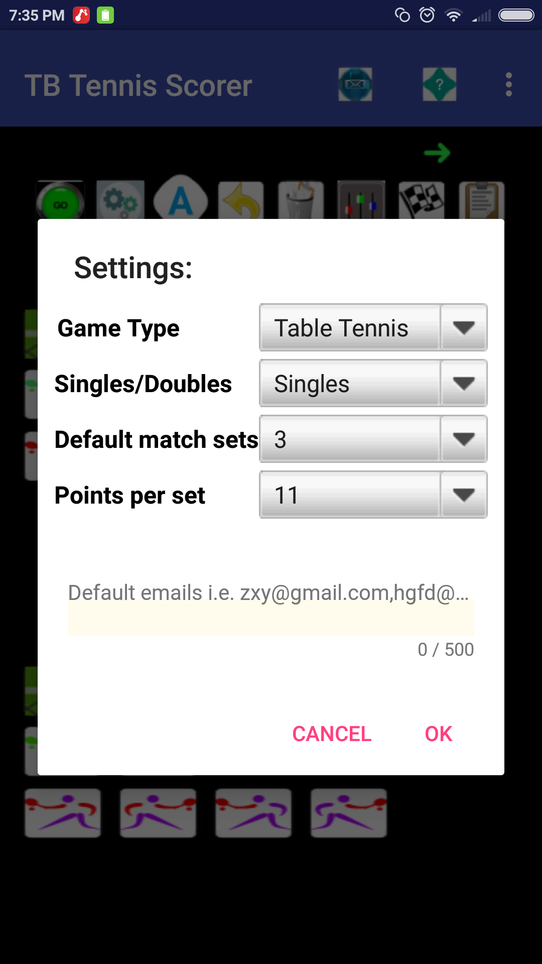 Table Tennis Match Scorer Free скачать бесплатно Образ жизни на Android из  каталога RuStore от ChemEng Software Design