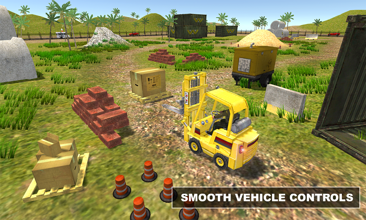 Construction Forklift Driver скачать бесплатно Симуляторы на Android из  каталога RuStore от Wikram Abbas