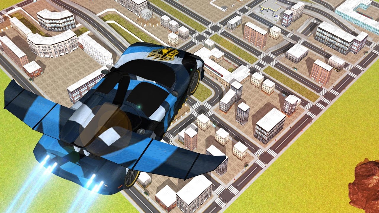 Flying Car Parking 3d games. скачать бесплатно Симуляторы на Android из  каталога RuStore от chaman sonagara