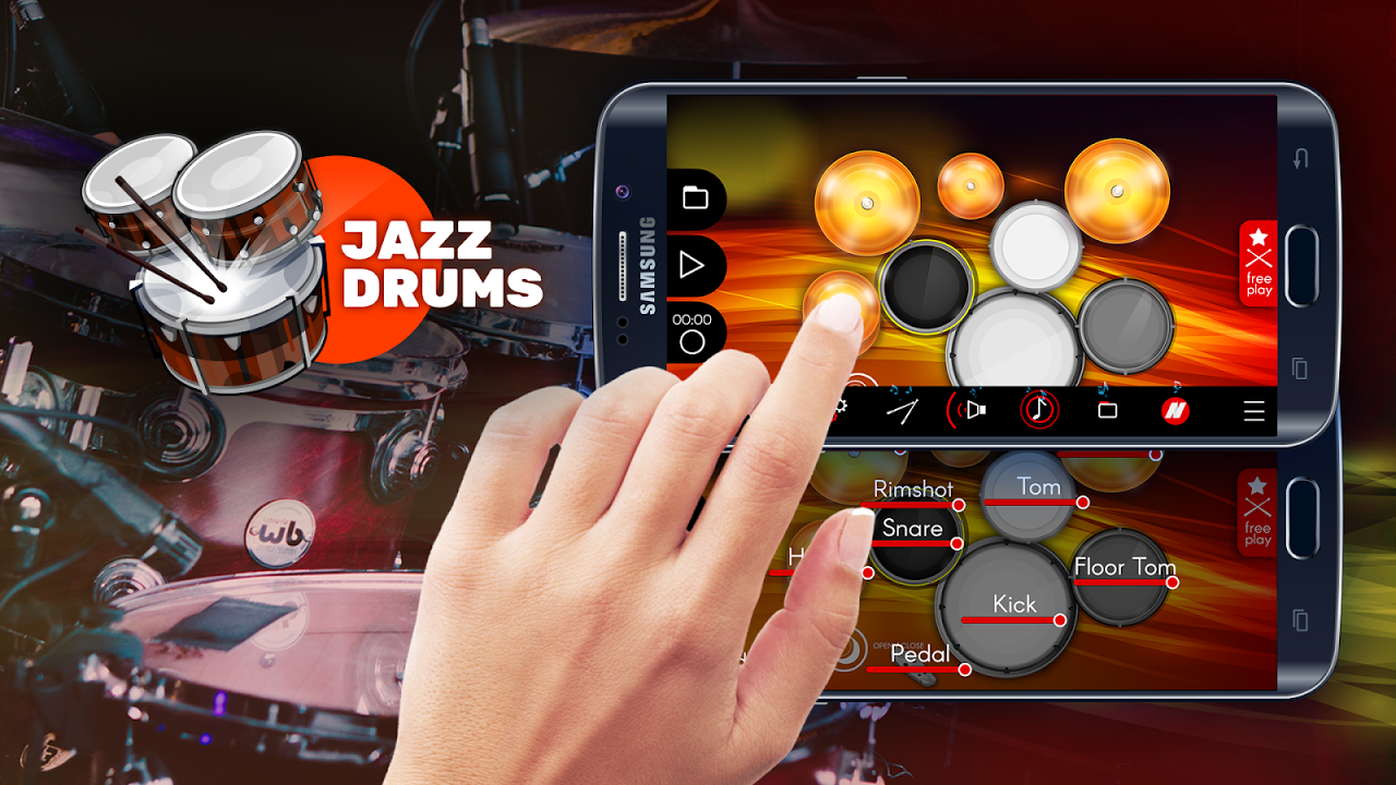 Real Jazz Drums скачать бесплатно Музыкальные на Android из каталога  RuStore от Netigen