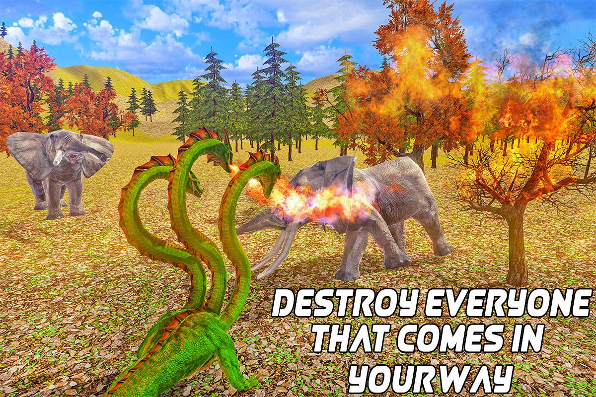 Furious Hydra Snake Simulator скачать бесплатно Симуляторы на Android из  каталога RuStore от Glufun Games