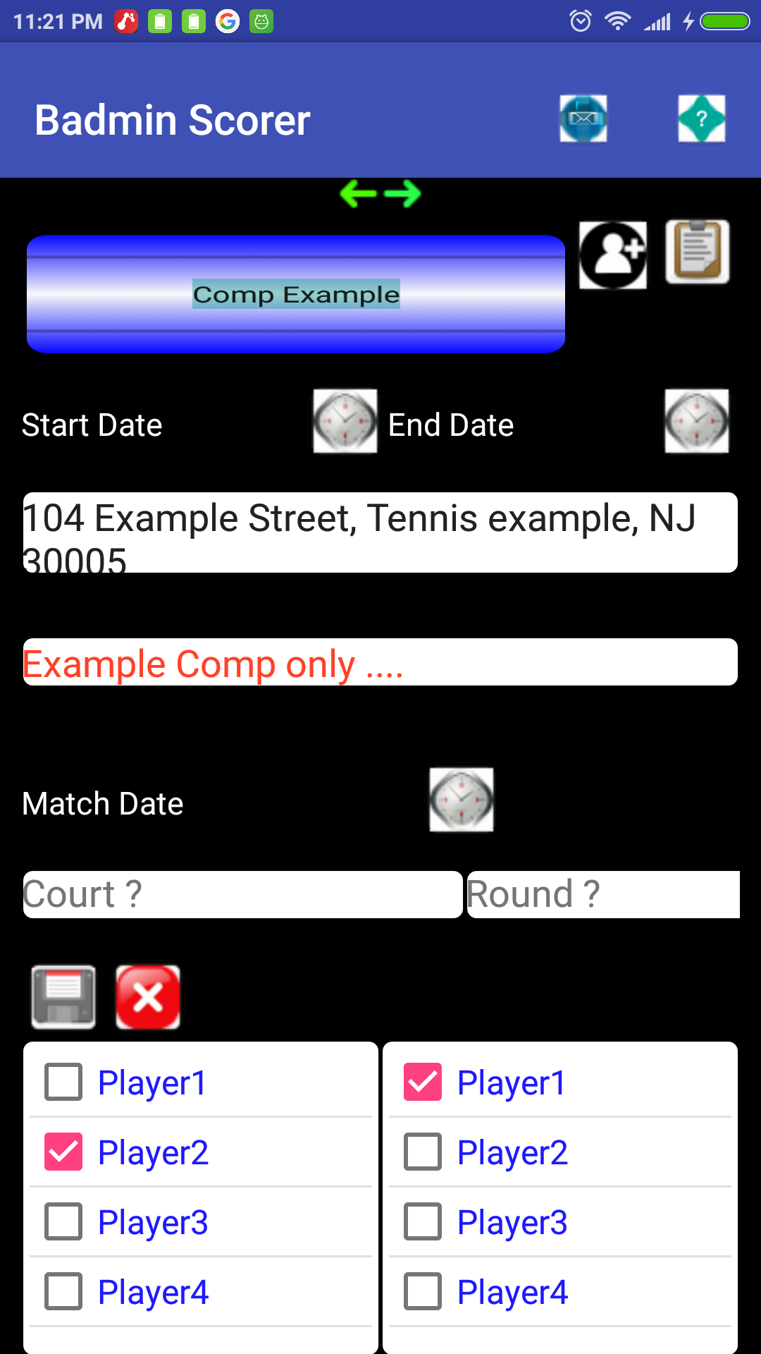 Badminton Match Scorer free скачать бесплатно Спорт на Android из каталога  RuStore от ChemEng Software Design