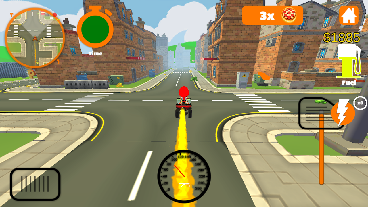 Racing Pizza Delivery Baby Boy скачать бесплатно Гоночные на Android из  каталога RuStore от Kaufcom Games Apps Widgets