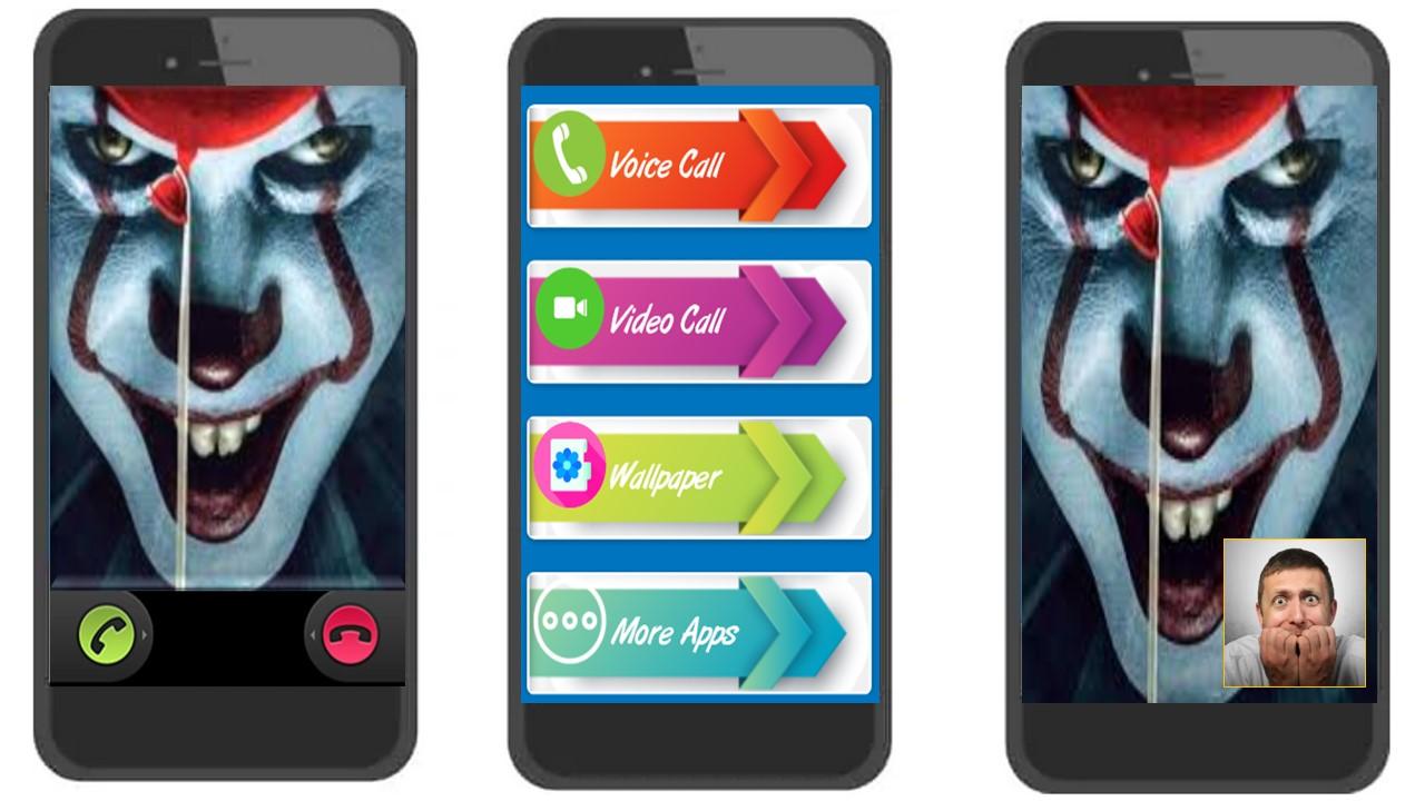 Pennywise Calling Me Fake call Simulation скачать бесплатно Развлечения на  Android из каталога RuStore от Video prank developer