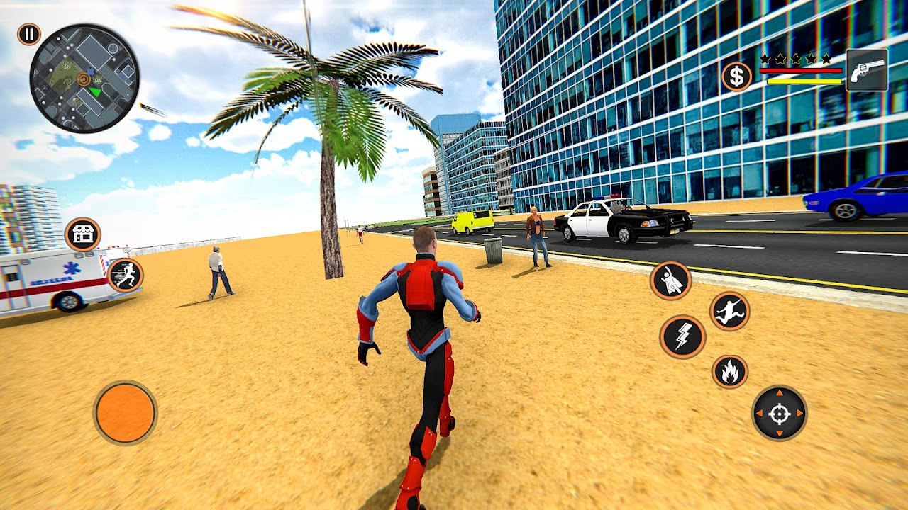 Flying Spider Super Hero - Vegas Crime City Battle скачать бесплатно Экшен  на Android из каталога RuStore от raycaststudio1