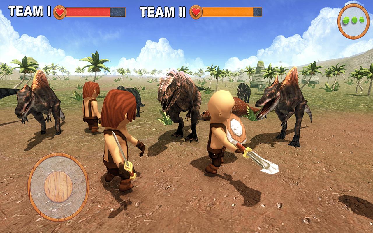 Dinosaur Battle Simulator скачать бесплатно Экшен на Android из каталога  RuStore от survivalgamesmobile