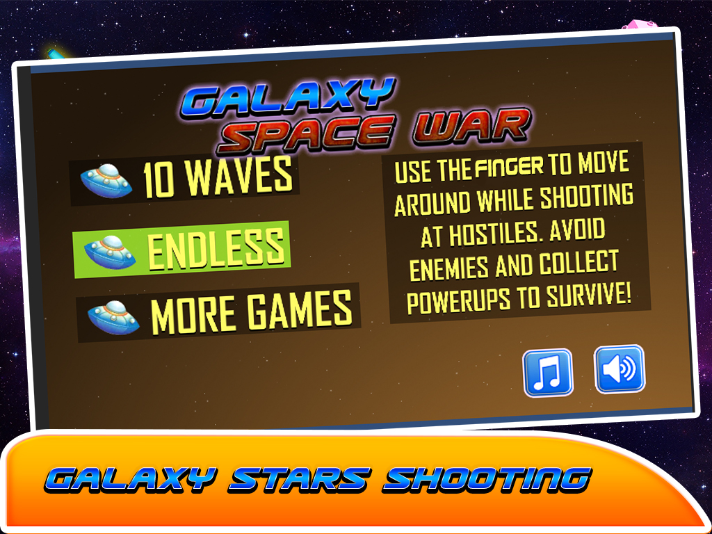 Galaxy Space war скачать бесплатно Аркады на Android из каталога RuStore от  Crazy Cartoons