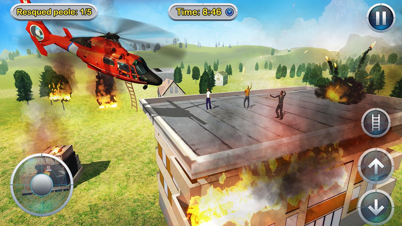 Helicopter Flight Rescue 3D скачать бесплатно Симуляторы на Android из  каталога RuStore от survivalgamesmobile