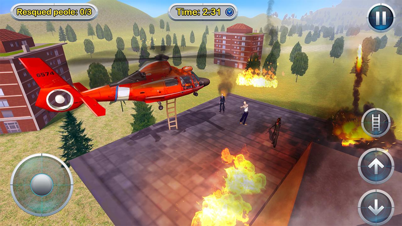 Helicopter Flight Rescue 3D скачать бесплатно Симуляторы на Android из  каталога RuStore от survivalgamesmobile