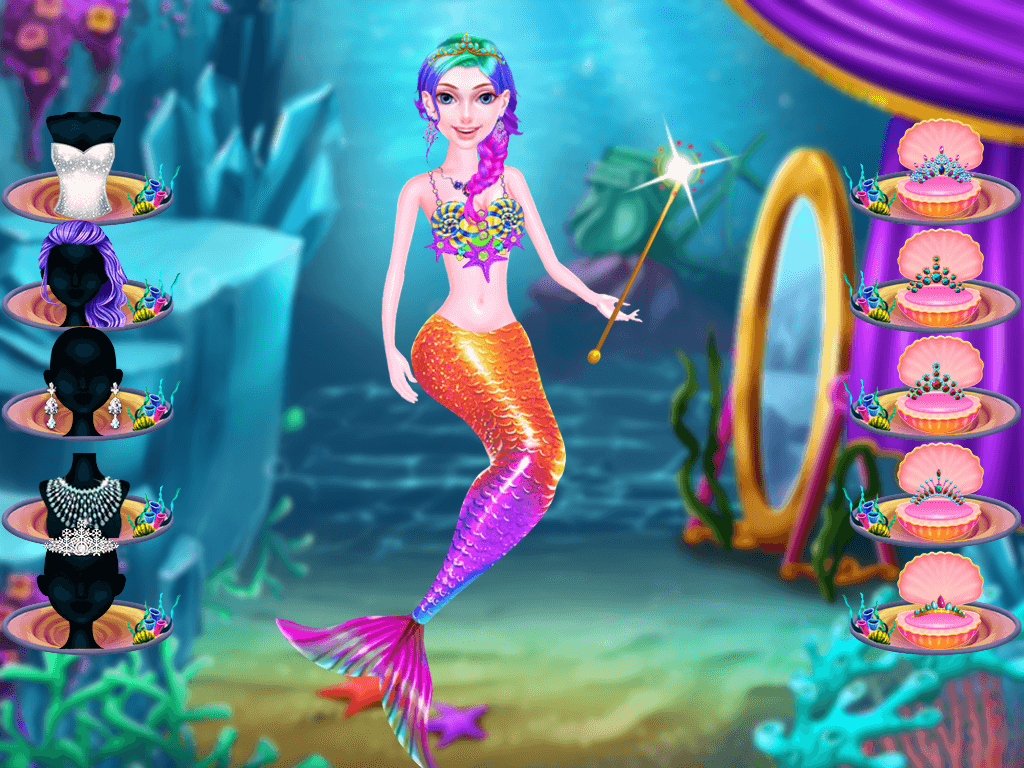 Mermaid Makeup Salon - Girls Fashion Beauty скачать бесплатно Детские на  Android из каталога RuStore от freebabygames5