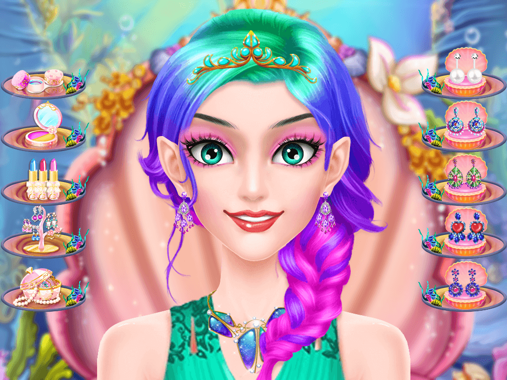 Mermaid Makeup Salon - Girls Fashion Beauty скачать бесплатно Детские на  Android из каталога RuStore от freebabygames5