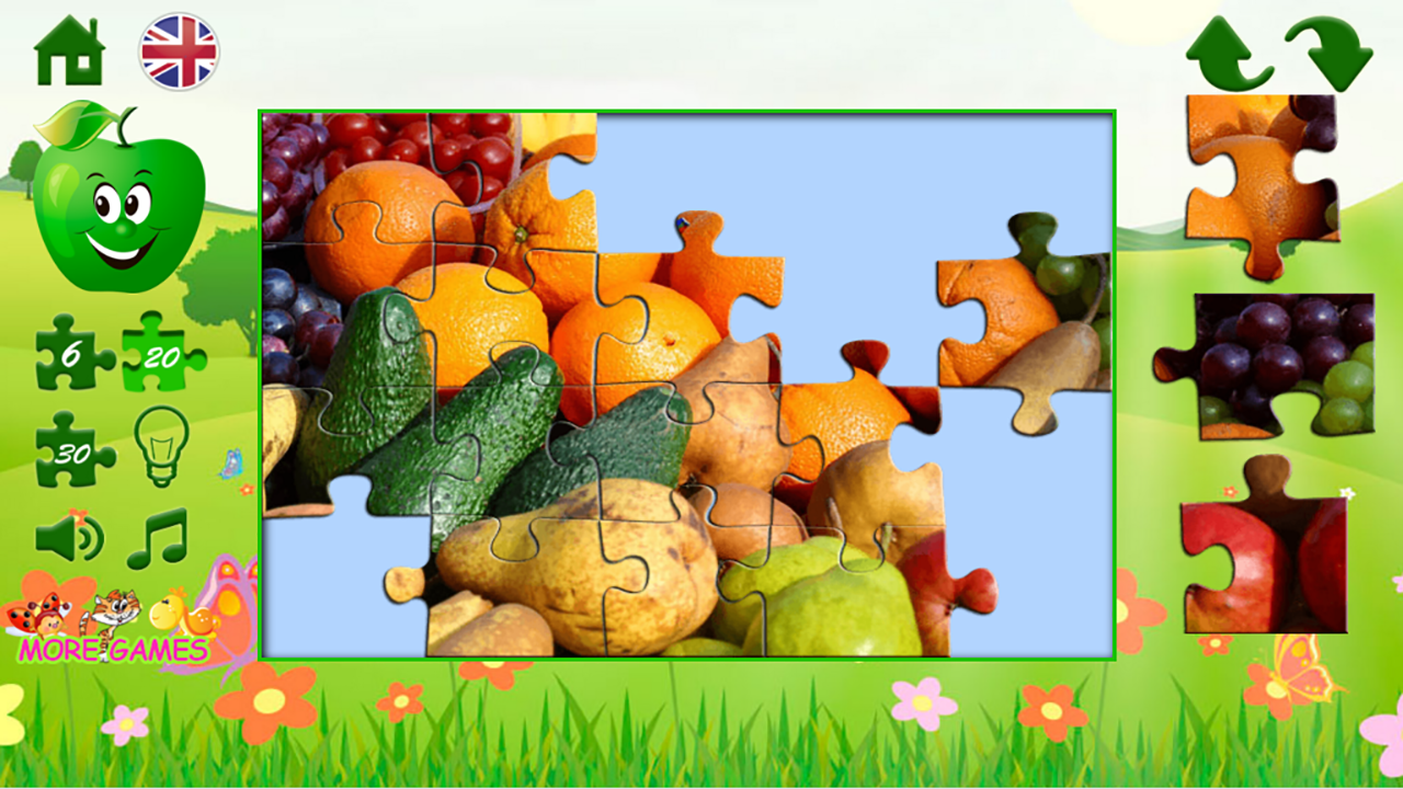 Kids Puzzles Fruit скачать бесплатно Детские на Android из каталога RuStore  от Sbitsoft