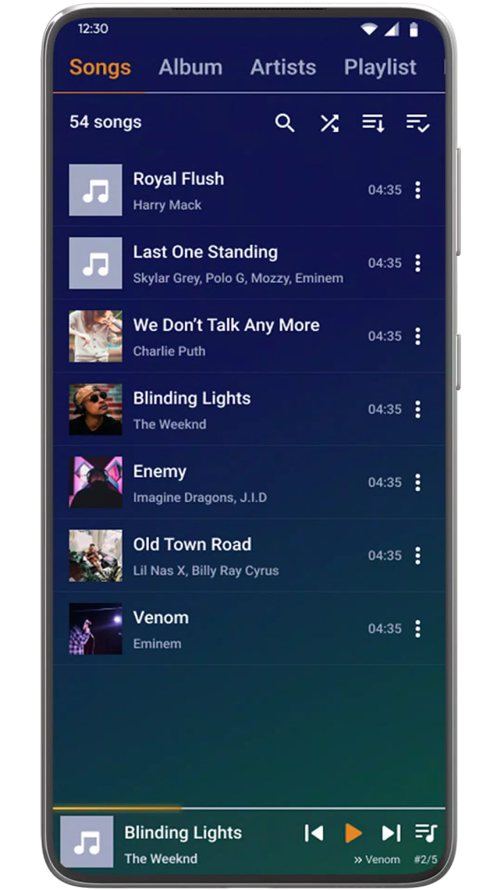 Music Player - MP3 Player скачать бесплатно Развлечения на Android из  каталога RuStore от SingApp