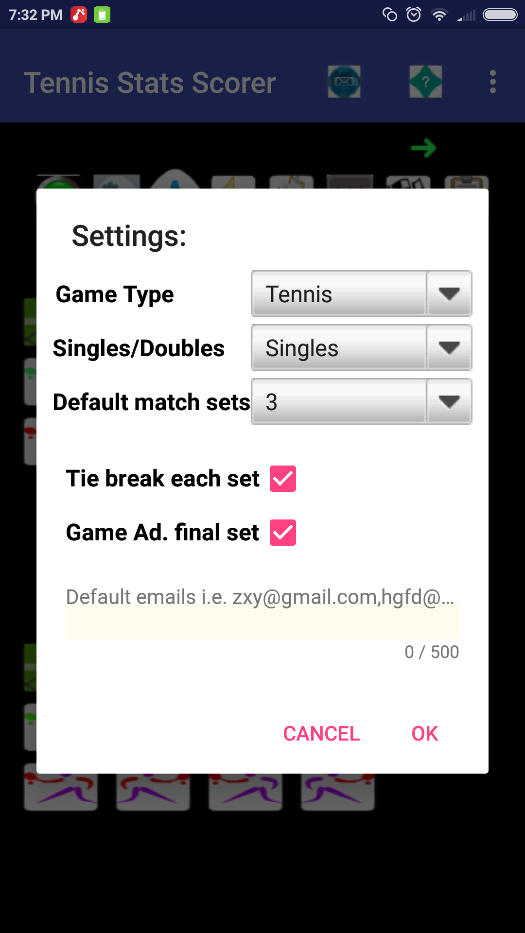 Tennis Stats Scorer Free скачать бесплатно Бизнес-сервисы на Android из  каталога RuStore от ChemEng Software Design