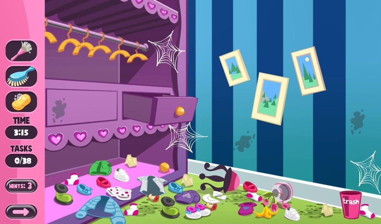 Princess Clean House Game скачать бесплатно Детские на Android из каталога  RuStore от Doody Games