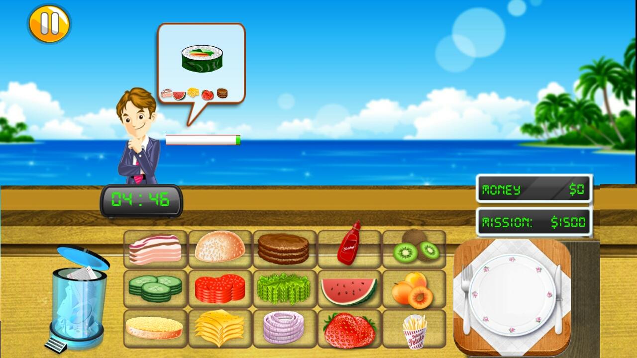 Beach Restaurant & Cooking Game скачать бесплатно Симуляторы на Android из  каталога RuStore от iqinteractive