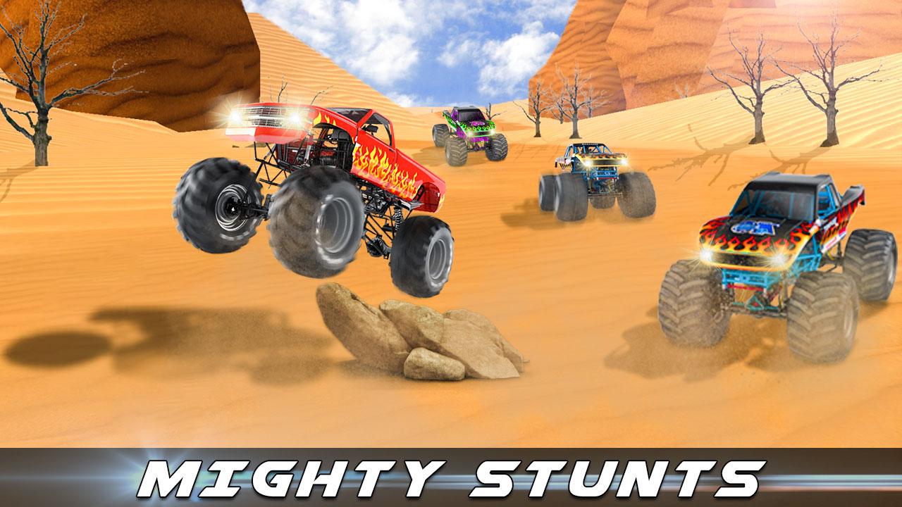 Monster Truck Desert Stunt Race скачать бесплатно Гоночные на Android из  каталога RuStore от Nuzco