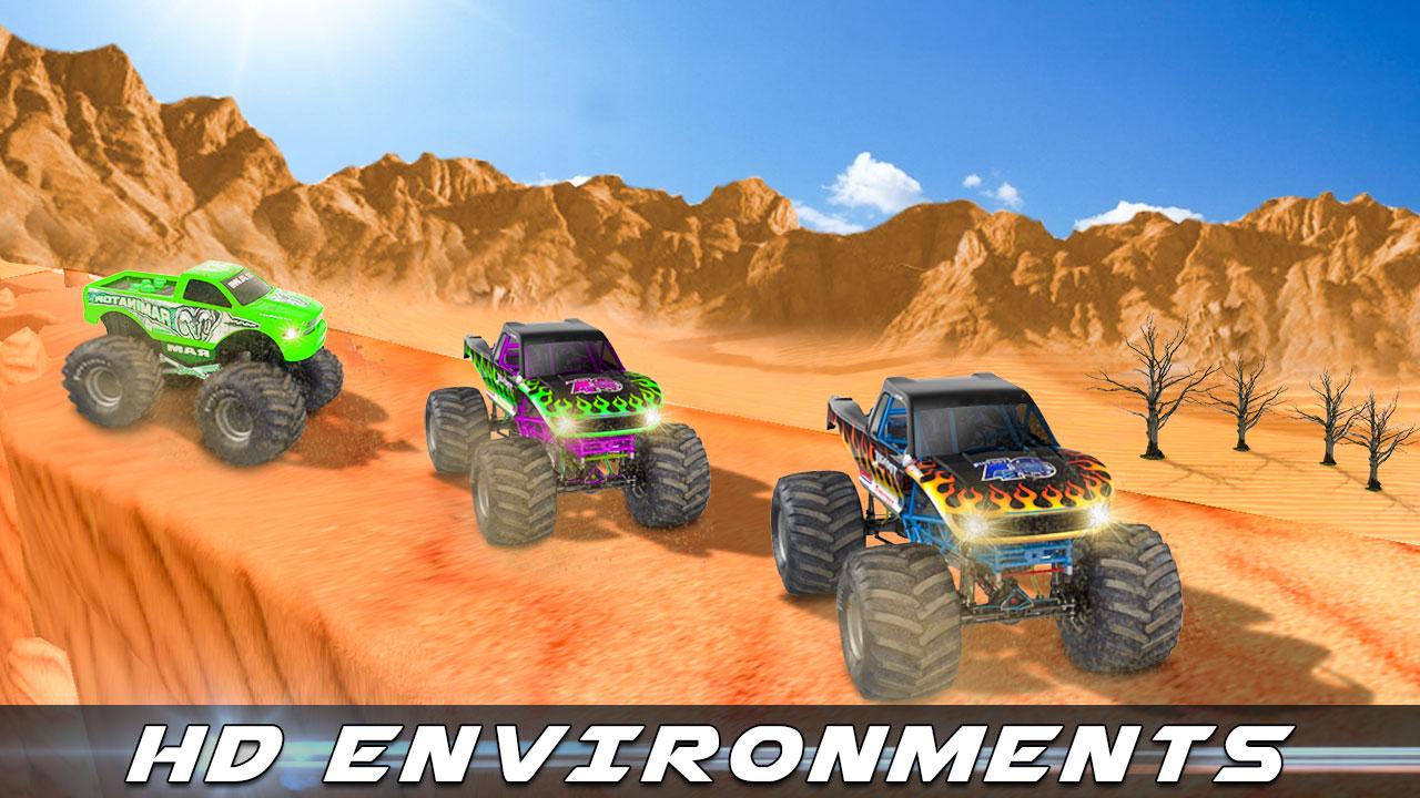 Monster Truck Desert Stunt Race скачать бесплатно Гоночные на Android из  каталога RuStore от Nuzco