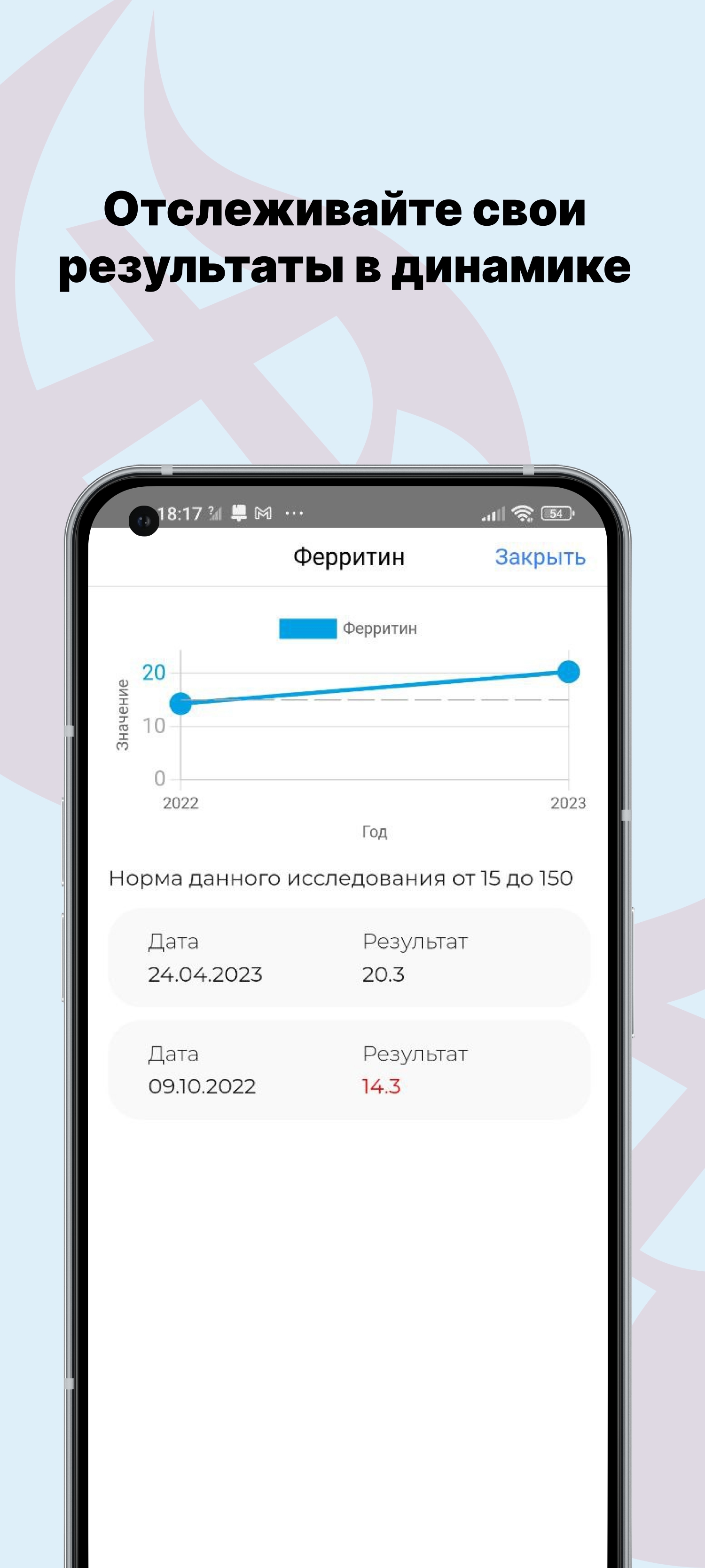 МедЛабЭкспресс скачать бесплатно Здоровье на Android из каталога RuStore от  LLC YORD TECH