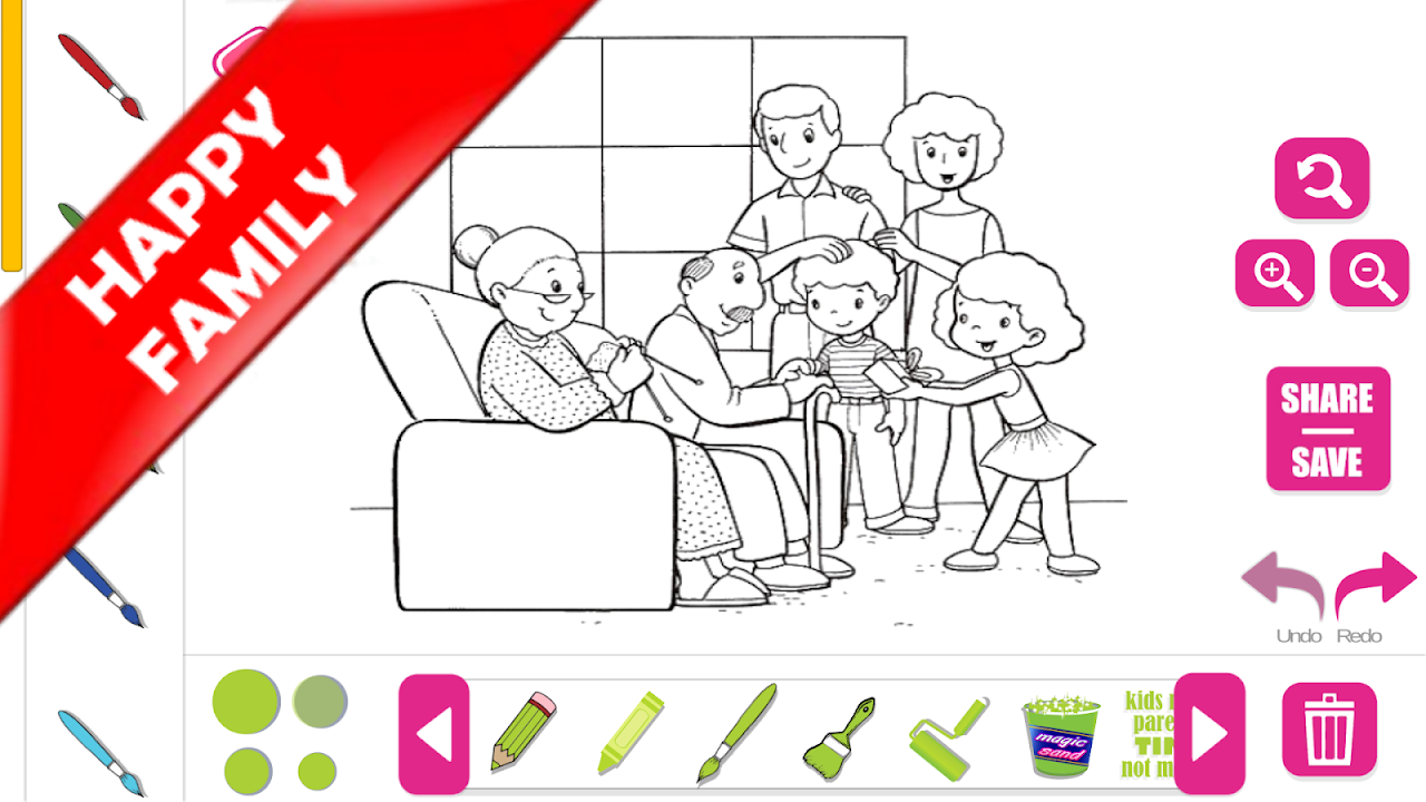 My Wonderful Life coloring app скачать бесплатно Детские на Android из  каталога RuStore от Innovative K