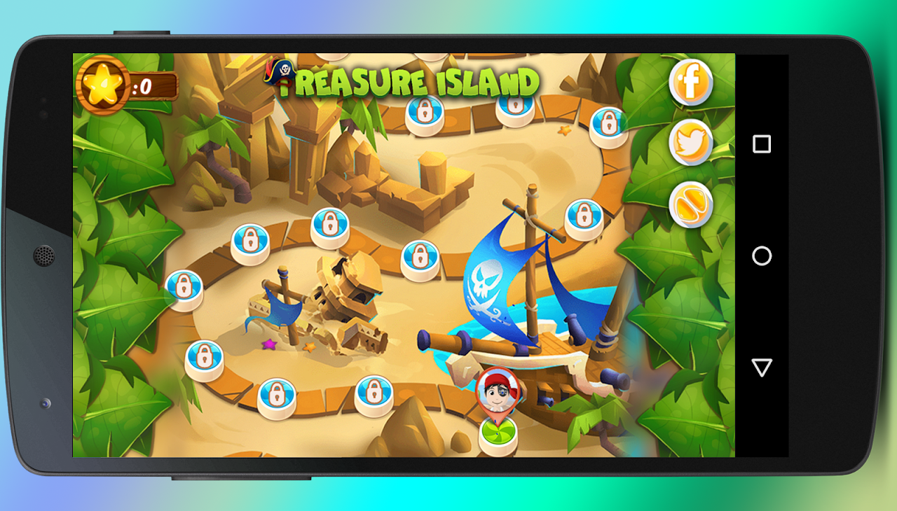 Treasure Island скачать бесплатно Аркады на Android из каталога RuStore от  Botasepessegos