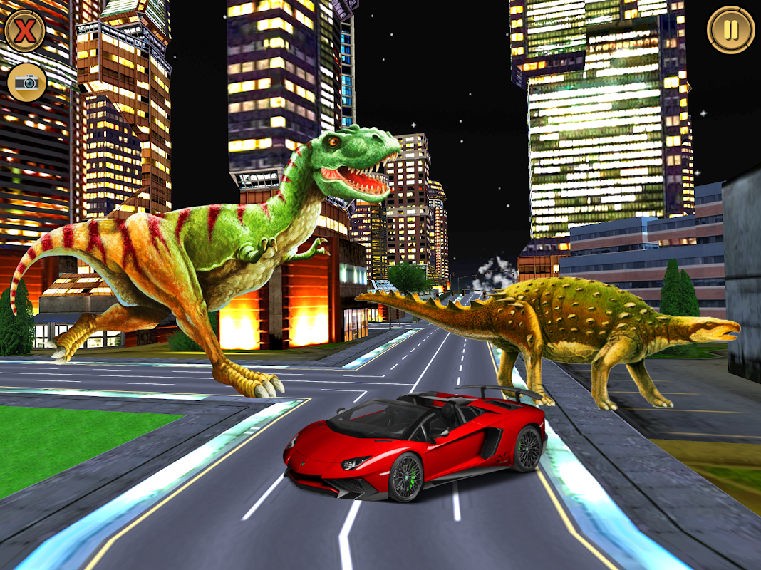 Dinosaur Car Parking Simulator скачать бесплатно Симуляторы на Android из  каталога RuStore от Free Fun Zone Games