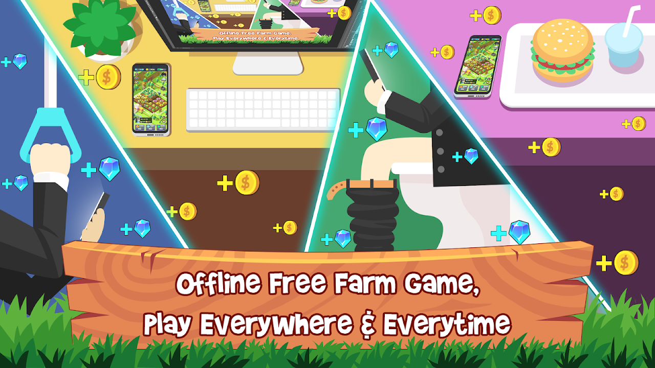 Hi Farm Day - pop auto free offline play farm game скачать бесплатно  Ролевые на Android из каталога RuStore от CarefreeGame