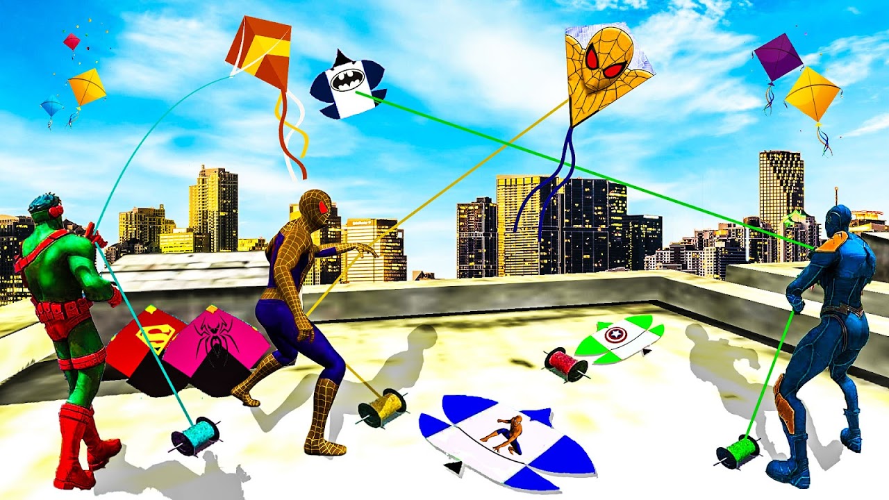 Superhero Basant Festival: Kite flying games скачать бесплатно Казуальные  на Android из каталога RuStore от DREAM HUNTERS