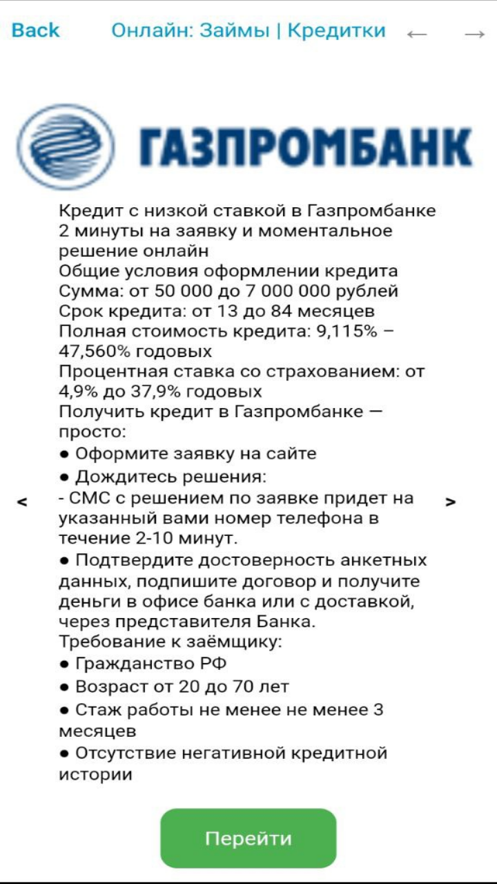 Займы Онлайн Кредит Карты - Финансовая Грамотность скачать бесплатно  Финансы на Android из каталога RuStore от Gleb Fisher