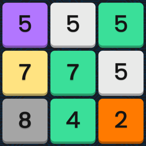 Color merge puzzle. Color merge puzzle
