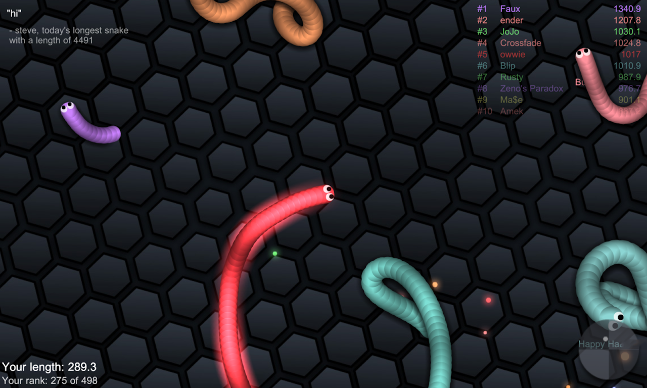 slither.io скачать бесплатно Аркады на Android из каталога RuStore от  Thorntree Studios