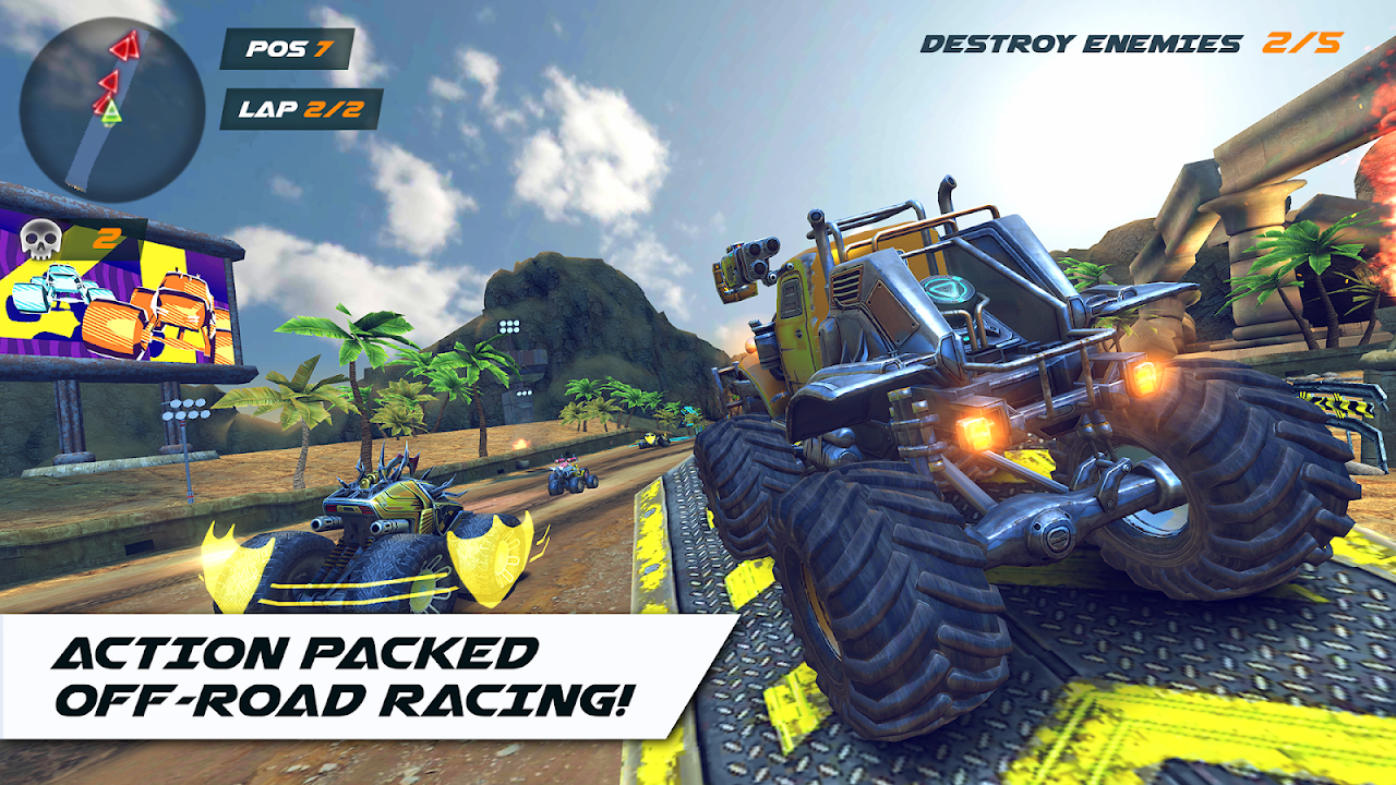 RACE: Rocket Arena Car Extreme скачать бесплатно Симуляторы на Android из  каталога RuStore от SMOKOKO LTD