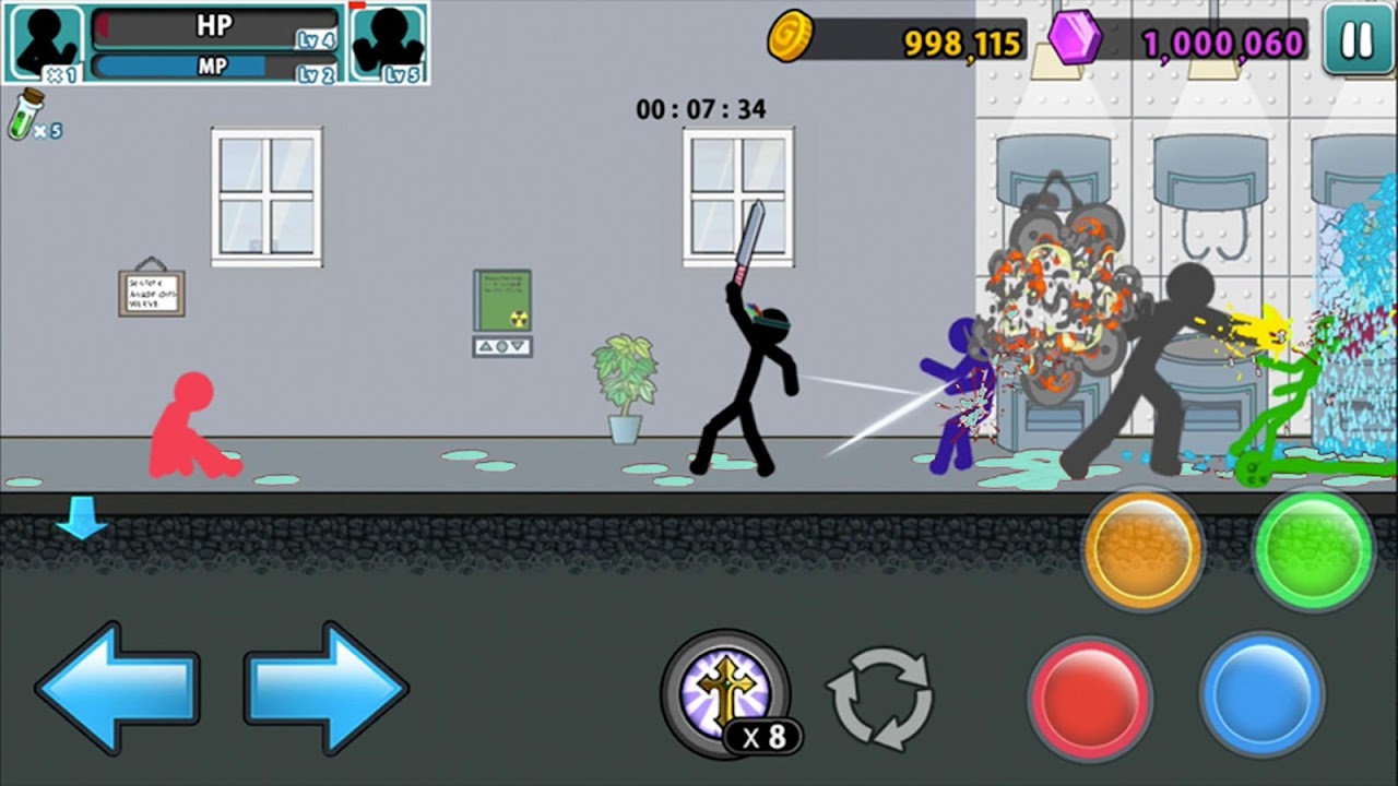 Anger of stick 5 : zombie скачать бесплатно Экшен на Android из каталога  RuStore от J-PARK